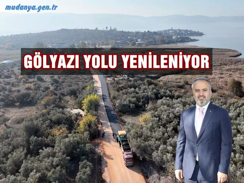 Bursa Büyükşehir Belediyesi, kentin en zengin antik yerleşimlerinden olan yerli ve yabancı turistlerin uğrak noktası Gölyazı’nın yolunu sil baştan yeniliyor.