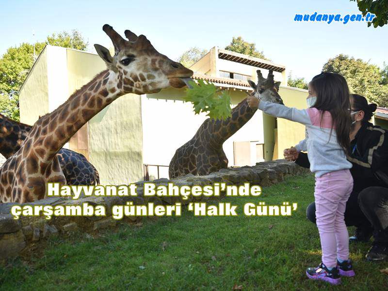 Bursa Hayvanat Bahçesi'nde Çarşamba Günleri Halk Günü