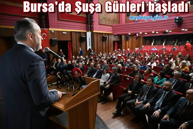 Uluslararası Türk Kültürü ve Mirası Vakfı ile Bursa Büyükşehir Belediyesi işbirliğinde ‘2023 Yılı Türk Dünyası Kültür Başkenti’ ilan edilen Azerbaycan’ın kadim şehri Şuşa’nın tanıtımı için düzenlenen Şuşa Günleri etkinliği törenle başladı.