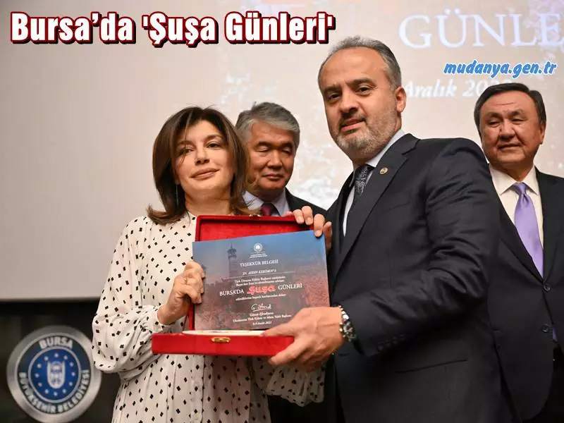 Uluslararası Türk Kültürü ve Mirası Vakfı ile Bursa Büyükşehir Belediyesi işbirliğinde ‘2023 Yılı Türk Dünyası Kültür Başkenti’ ilan edilen Azerbaycan’ın kadim şehri Şuşa’nın tanıtımı için düzenlenen Şuşa Günleri etkinliği törenle başladı.