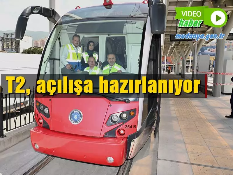 Cumhurbaşkanı Recep Tayyip Erdoğan’ın da katılacağı törenle hafta sonu yolculu seferlere başlayacak olan Kent Meydanı–Terminal tramvay hattında son hazırlıklar yapılıyor. Çevre düzenlemelerinden istasyon temizliklerine ve kart okutma sistemlerinin kurulmasına kadar geniş kapsamlı çalışmalarla T2 hattı açılışa hazırlanıyor.