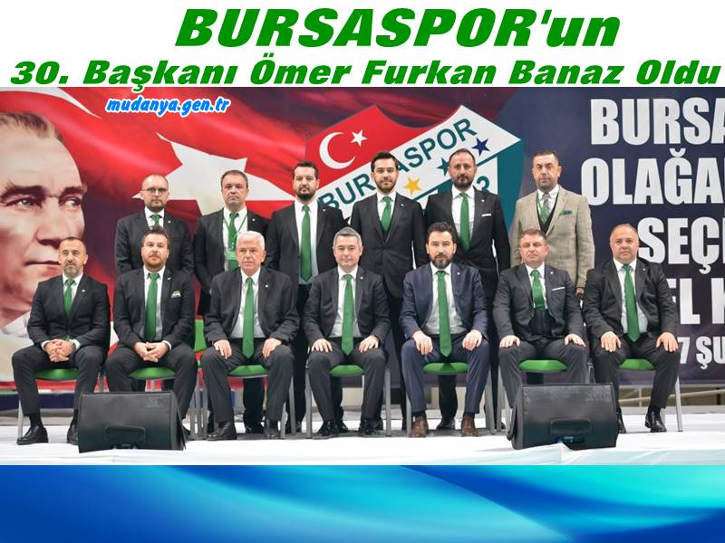 BURSASPOR'un 57. Olağanüstü Genel Kurul'u Tofaş Spor Salonu'nda 490 genel kurul üyenin katılımıyla gerçekleşti. Kongrede tek aday olması nedeniyle oylamanın açık oylama ile yapılıp yapılmayacağı Divan Kurulu tarafından oylamaya sunuldu. Oybirliği ile kabul edildi. Genel Kurul Geçici Divan Başkanı İlhan Parseker, tek Başkan Adayı Ömer Furkan Banaz ve yönetim kurulu listesini üyelere tek tek okudu. Daha sonra açık oylamaya geçildi. Ömer Furkan Banaz oy çokluğu ile Bursaspor Kulübü Başkanlığına seçildi.