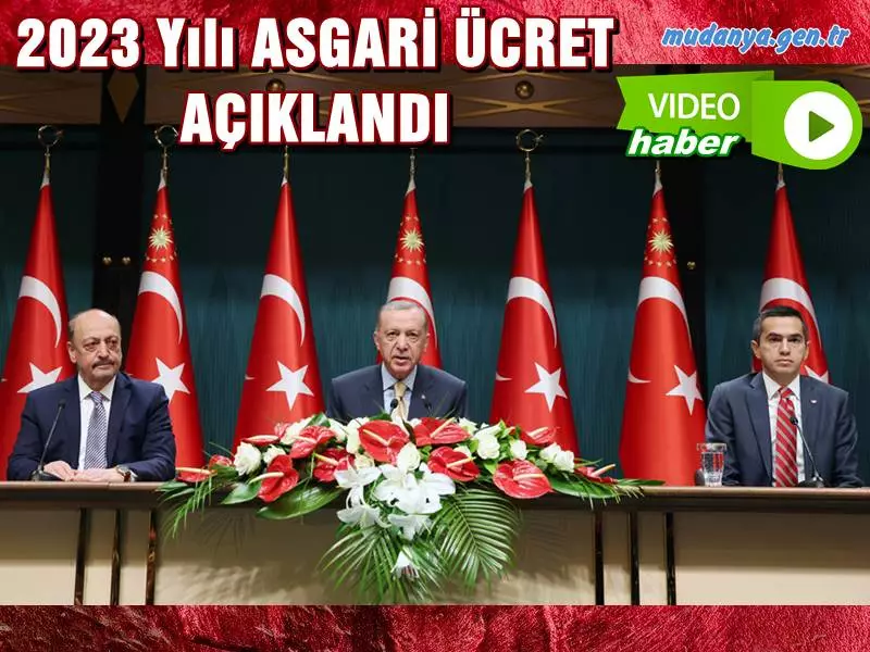 Doğrudan 7 milyondan fazla çalışanı, dolaylı olarak tüm vatandaşları ilgilendiren 2023 yılı yeni asgari ücret belli oldu.