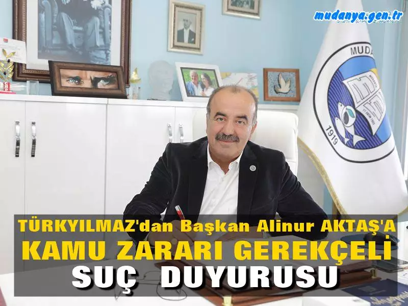 Mudanya Belediyesi, Bursa 1. İdare Mahkemesi’nce katı atık bedellerinin su faturalarından tahsil edilme yetkisini ilçe belediyelerine devretme kararını hukuka aykırı bularak iptal etmesinin ardından kararı uygulamayan Büyükşehir Belediye Başkanı Alinur Aktaş ve belediye meclis üyeleri hakkında Cumhuriyet Başsavcılığı’na suç duyurusunda bulundu.