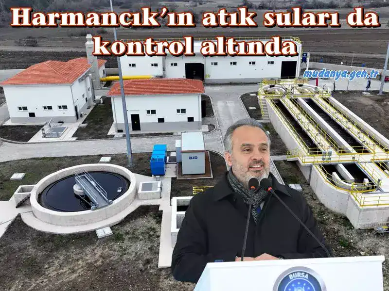 Bursa Büyükşehir Belediyesi tarafından Harmancık ilçesine kazandırılan Atıksu Arıtma Tesisi hizmete açıldı. İlçe nüfusunun yarısına hizmet verecek tesis sayesinde doğaya deşarj edilen suda kalitenin artmasıyla yeraltı sularına da zarar verilmemiş olacak.