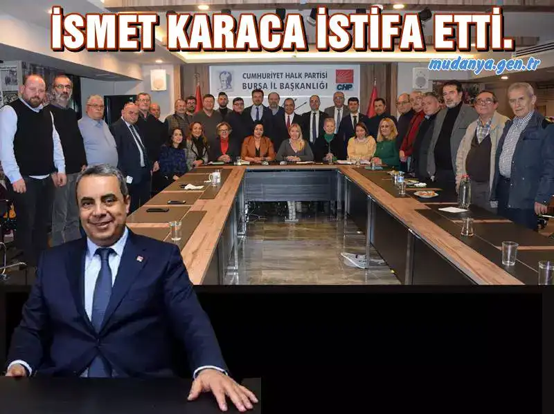 Cumhuriyet Halk Partisi (CHP) Bursa İl Başkanı İsmet Karaca'nın milletvekili aday adayı olmak üzere istifasının ardından tam kadro toplanan CHP Bursa İl Yönetim Kurulu, il başkanlığına oybirliğiyle İl Sekreteri Turgut Özkan'ı seçti.