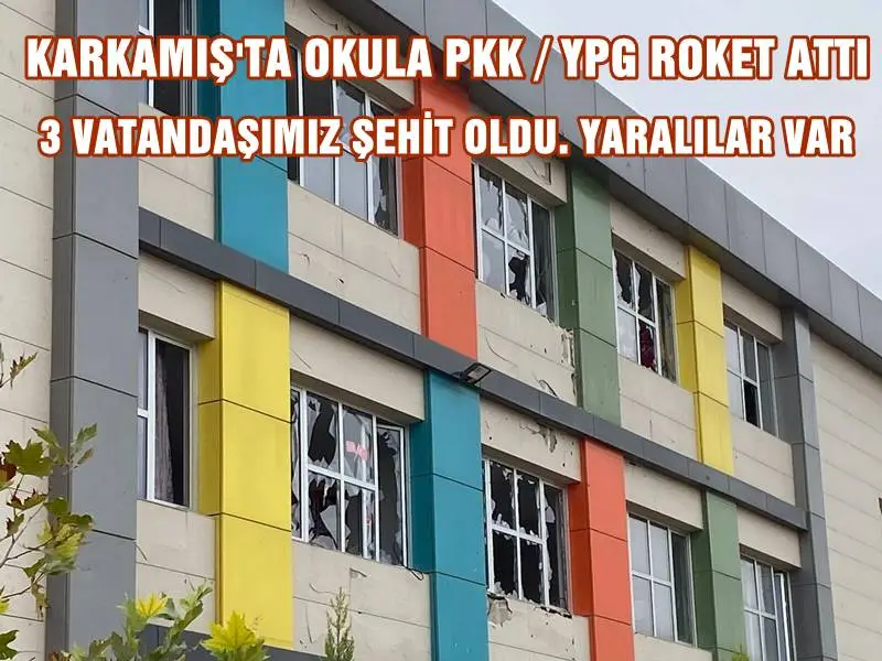 Gaziantep Karkamış'a roketli saldırı düzenlendi. İçişleri Bakanı Süleyman Soylu saldırıda 3 vatandaşımızın hayatını kaybettiğini duyurdu.