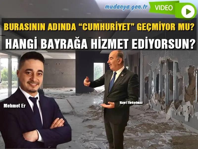 BURASININ ADINDA “CUMHURİYET” GEÇMİYOR MU? HANGİ BAYRAĞA HİZMET EDİYORSUN?