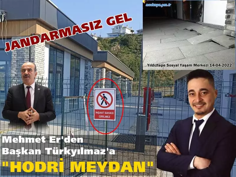 Memleket Partisi Mudanya Belediyesi Meclisi üyesi Mehmet Er, 06 Mayıs 2022 günü saat 15.00'da Uğur Mumcu Kültür Merkezi'nde gerçekleşen Belediye Meclis toplantısında yaşanan sert tartışmalardan sonra sosyal medya sayfasından meclis salonunda Başkan Türkyılmaz'ı ısrarlı iddiaları akabinde kendisini köyüne davet ederek "Hodri Meydan Çepni'de görüşelim" dediğini kamuoyuna duyurdu. Mehmet Er Mudanya Belediye Başkanı Hayri Türkyılmaz'ın kendisine mahkemede hesaplaşacağız sözlerine de  cevap verdi.