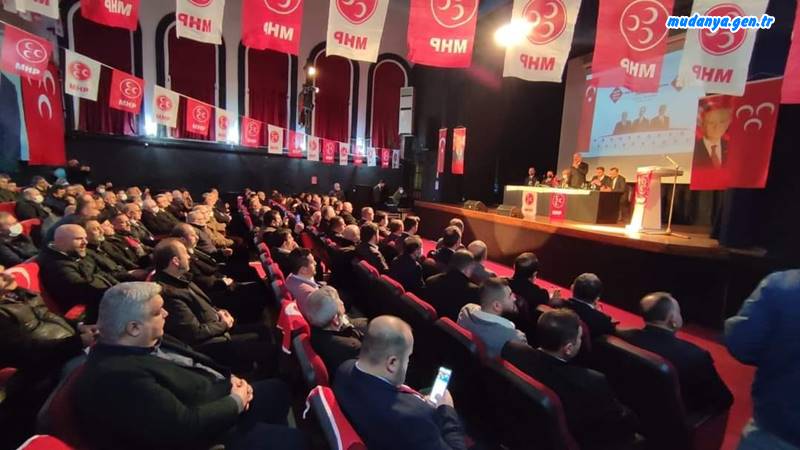 Hedef 2023 ilçe ilçe Anlatma ve aydınlatma toplantısının ilk konuşmacısı Merkez Disiplin Kurulu (MDK) Üyesi Muhammet Tekin oldu. Tekin sözlerine ana muhalefetin sahip çıkmadığı Gazi Mustafa Kemal Atatürk'ün partisinin işgal edildiğini iddia ederek, gerçek "Cumhuriyet Halk Partililer (CHP) partiden ya ihraç edilmiş ya da pasifize edilmiştir. Maalesef ortaklarıyla birlikte Türkiye üzerine oyunlar oynanarak, bu hükümet gitsin de, ne olursa olsun kafasındalar. MHP olarak Gazi Mustafa Kemal'in Türkiye'sine sahip çıkacağız" diyerek sözlerini tamamladı. 