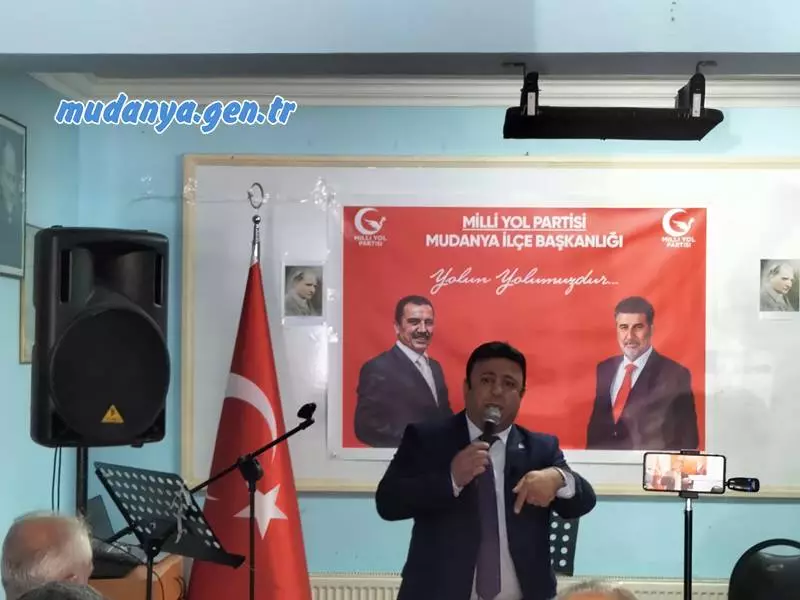 Milli Yol Partisi Mudanya İlçe Başkanlığı 1. olağan kongresini Mudanya Belediyesi Toplantı Salonunda gerçekleştirdi. Yapılan seçimlere tek liste ile giren kurucu başkanı Alperen Başar, yapılan olağan kongrede, listesi ile birlikte yönetime seçildiler.