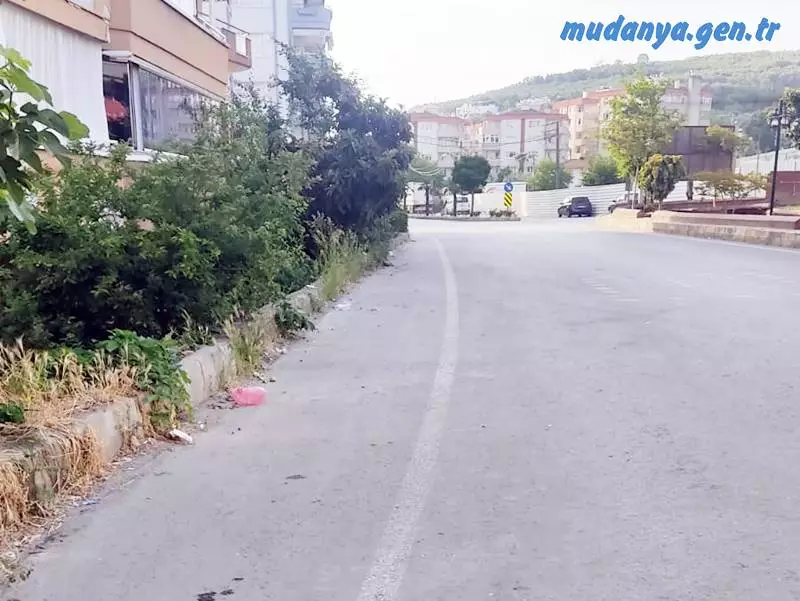 Mudanya'da Kaldırımı olmayan yolları var ilçemizin, yıllardır. Hem de merkez mahallelerde, trafiğin epey bir işlek olduğu sokaklarda. Kimse görmüyor, kimse fark etmiyor.