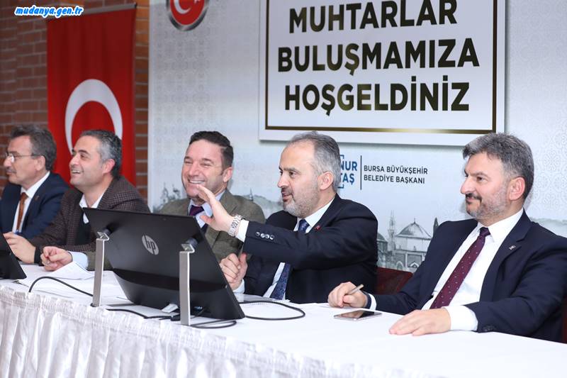 Bursa Büyükşehir’den Mudanya’da Muhtarlar Buluşması
