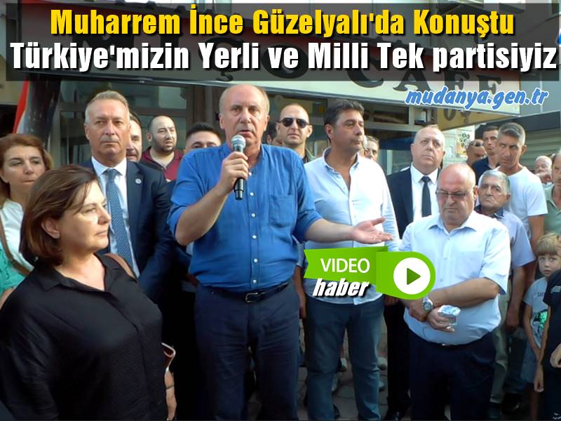 Memleket Partisi Lideri Muharrem İNCE Mudanya Güzelya'lıda esnaf ziyareti yaptı halka hitap etti. İNCE AK Parti Yönetimine yüklenerek Türkiye'nin akıl dışı yönetildiğini asıl faizcinin Recep Tayyip ERDOĞAN olduğunu iddia etti. "6'lı Masa HDP ile gizli aşk yaşıyor mu yaşamıyor mu?" diye sordu.