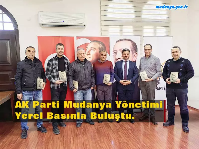 AK Parti Mudanya  İlçe teşkilatına atanan Başkan Orhan Samast ve yönetim kurulu üyeleri, Bursa Büyükşehir Belediyesi Tarihi İstasyon Sosyal Tesislerinde yerel basınla bir araya geldi.