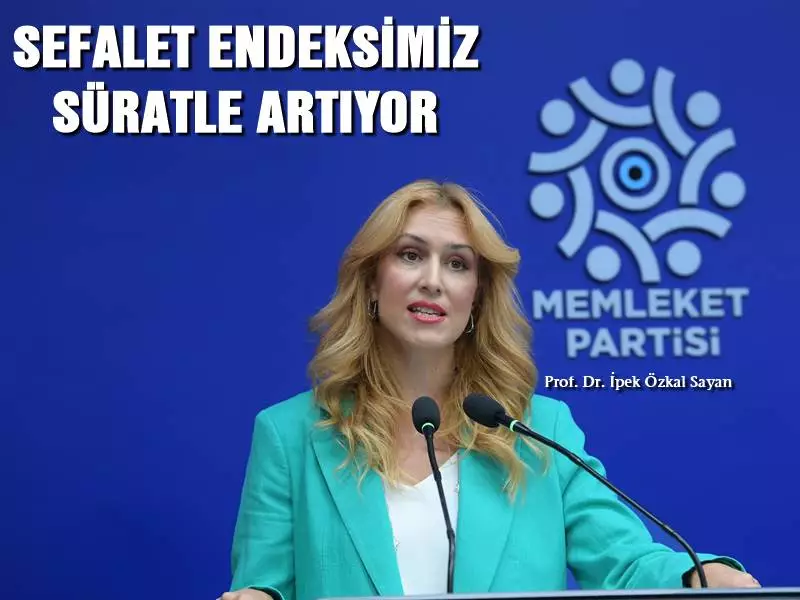 Memleket Partisi Sözcüsü Prof. Dr. İpek Özkal Sayan, Memleket Partisi Genel Merkezi’nde düzenlediği basın toplantısında Tarım Kredi Kooperiflerinde yapılan indirimleri değerlendirdi.