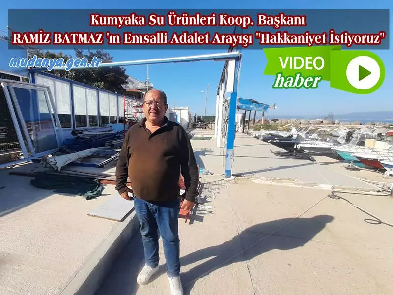 Kumyaka Mahallesi Balıkçı Barınağı ve Su Ürünleri kooperatifi Başkanı Ramiz Batmaz, yıllardır faaliyette olan Kumyaka Balıkçı Barınağı Su Ürünleri Kooperatifi Sosyal Tesisleri'nin yapı kayıt belgesinin hukuk tanımayan bir anlayışla iptal edilerek  yıkıldığını iddia ederek yıkım sonucu kooperatifin uğradığı mağduriyeti dile getirdi.