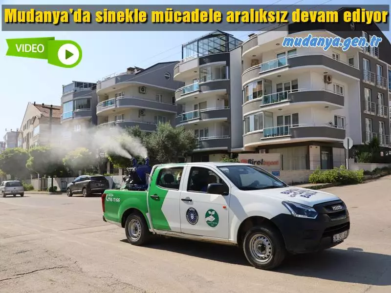 Mudanya'da çok sayıda ev ve işyerinin sular altında kalmasına sebep olan sel felaketinin ardından çalışmaları kısa sürede tamamlayarak vatandaşların mağduriyetini gideren Büyükşehir Belediyesi, temizlik çalışmalarının ardından şimdi de sinek ve haşerelere karşı ilaçlama işlemlerine başladı.