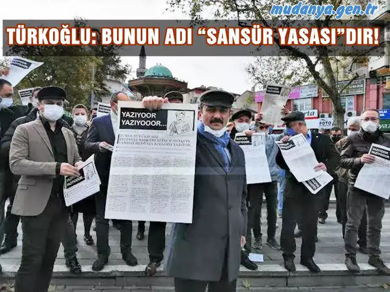 İYİ Parti Bursa İl Başkanı Selçuk Türkoğlu, “Basın Kanunu ile Bazı Kanunlarda Değişiklik Yapılmasına Dair Kanun Teklifi ile yapılmak istenen sansürü yasallaştırmaktır. Bu teklif, iktidarın korku ve baskı siyasetinin bir aracıdır ve Anayasal haklara aykırıdır. Uluslararası sözleşmelerle korunan temel hak ve özgürlüklerin ihlaline neden olacak olan değişiklikler, keyfi uygulamaları beraberinde getirecektir” dedi.