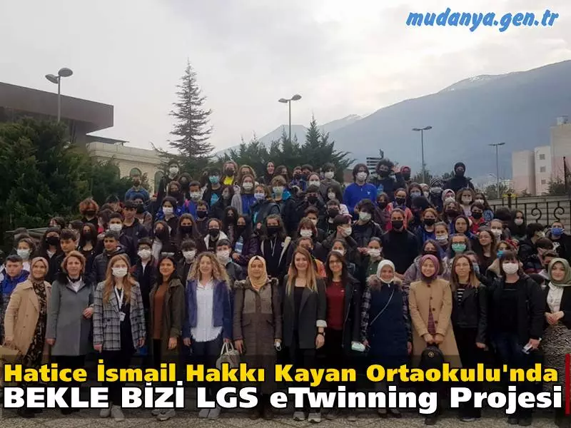 Hatice İsmail Hakkı Kayan Ortaokulu 7. Sınıf öğrencilerininMatematik Öğretmeni Menekşe BULAT rehberliğinde dönem başından itibaren yürüttükleri BEKLE BİZİ LGS eTwinning projesini hayata geçirdiler.
