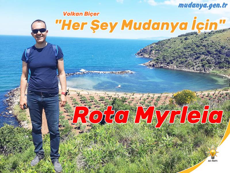 Mudanya'mızın turizm potansiyelinin etkin kullanılması için projeler üreten ve Mudanya Belediye Meclisine önergelerle sunan AK Parti'li Mudanya Belediye Meclisi Üyesi Volkan Biçer'in Rota Myrleia yürüyüş yolu için inceleme yapıldı.