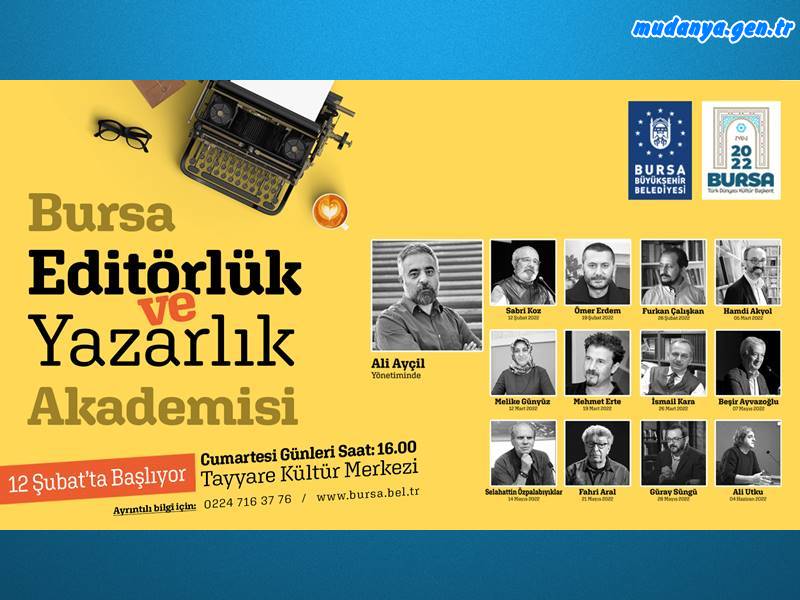 Bursa Büyükşehir’den editörlük ve yazarlık akademisi