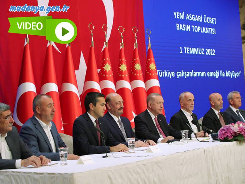 Cumhurbaşkanı Recep Tayyip Erdoğan, Temmuz ayından itibaren geçerli olmak üzere yeni asgari ücreti net 5 bin 500 TL olarak açıkladı.