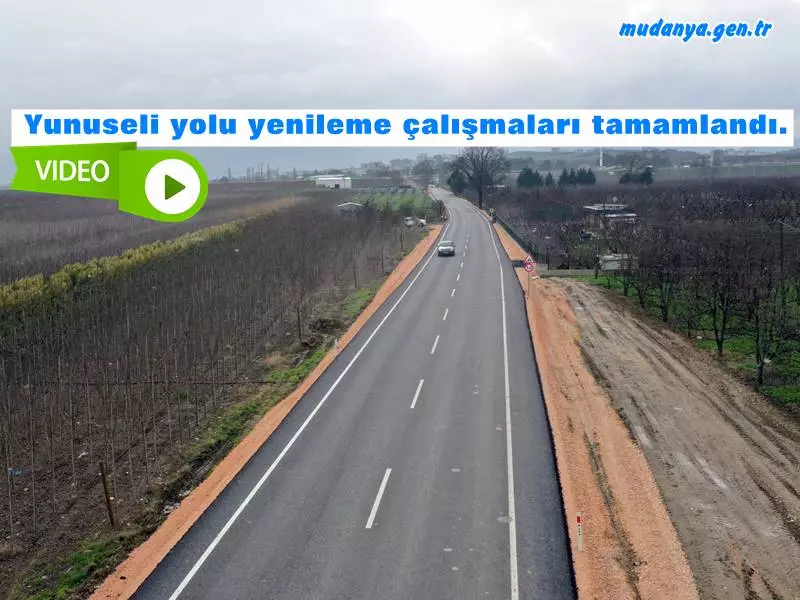 Yunuseli yolu yenileme çalışmaları tamamlandı.