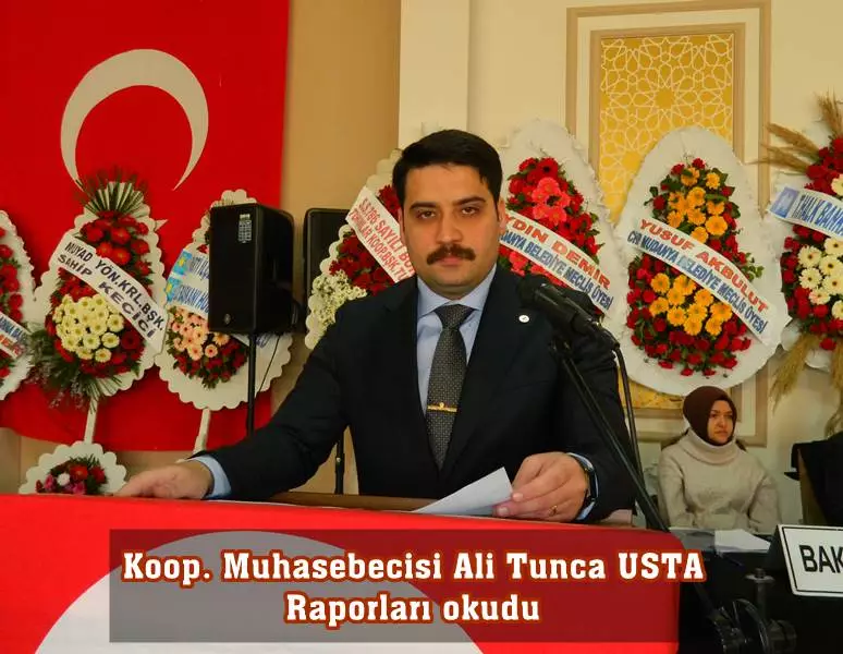 Saygı duruşu ve İstiklal Marşının okunmasıyla günden maddelerine geçildi. Kooperatif Muhasebecisi Ali Tunca Usta'nın raporları tek tek okunmasının ardından oylanarak tüm raporlar oy birliğiyle kabul edilerek yönetim ibra edildi.