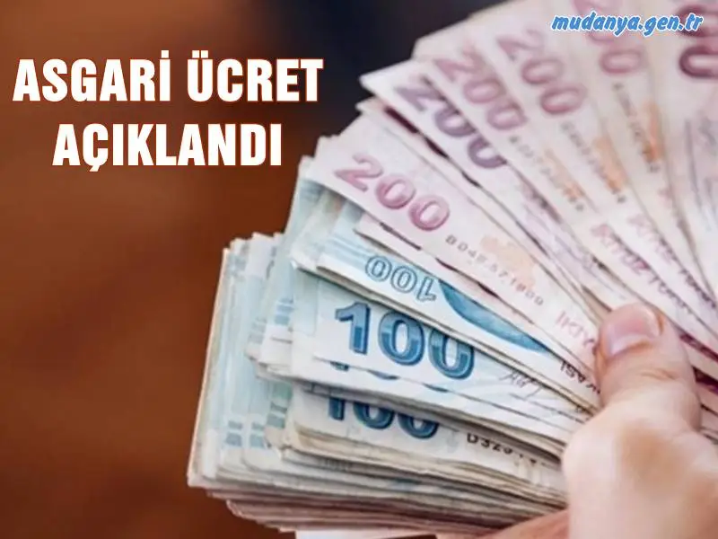 Asgari Ücret Tespit Komisyonu'nun üçüncü toplantısı sonrası Çalışma ve Sosyal Güvenlik Bakanı Vedat Işıkhan yeni asgari ücreti açıkladı. 1 Temmuz itibarıyla asgari ücret yüzde 34 artışla 11 bin 402 TL oldu.