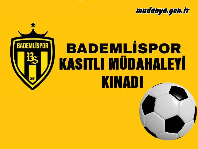 Süper Amatör Lig C grubunda mücadele eden Bademlispor basın açıklaması yaparak  sahada haksızlıklarla karşılaştıklarını ve bundan dolayı olumsuz etkilendiklerini belirtti.