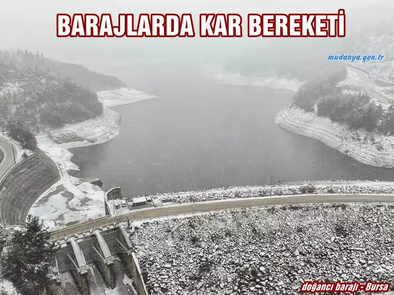 Bursa’nın içme suyu ihtiyacını karşılayan Doğancı ve Nilüfer Barajlarındaki su seviyesinin iyice düşmesi karamsarlığa yol açarken, beklenen kar yağışının gelmesi moral oldu.