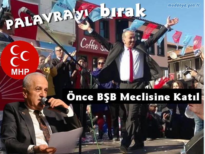 Bülent Erden " Palavrayı Bırak Büyükşehir Meclis Toplantılarına Katıl "