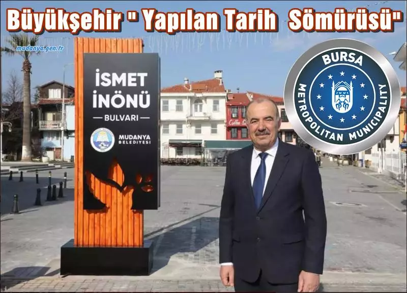 Bursa Büyükşehir'den İsmet İnönü Totemi Açıklaması