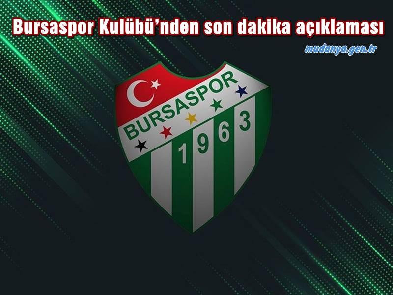 Bursaspor Kulübü, ‘kamuoyuna duyuru’ başlığıyla yaptığı açıklamada, usulsüz şekilde devredilen ve şu anki değeri 30 milyon Dolar olan taşınmazların, yapılan şikayetler üzerine mahkemece alınan kararla tapu kayıtlarına tedbir konulduğunu duyurdu.