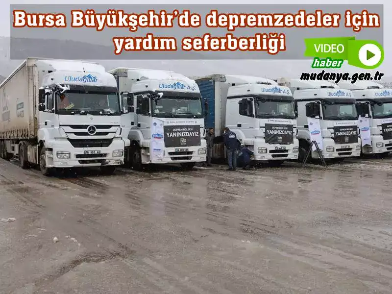 Bursa Büyükşehir Belediyesi, merkez üssü Kahramanmaraş olan ve 10 ilde yıkımlara yol açan depremin ardından yardım seferberliği başlattı. BursaSu 5 tır dolusu su ve BESAŞ da 1 tır dolusu erzakı Gaziantep’e gönderdi.