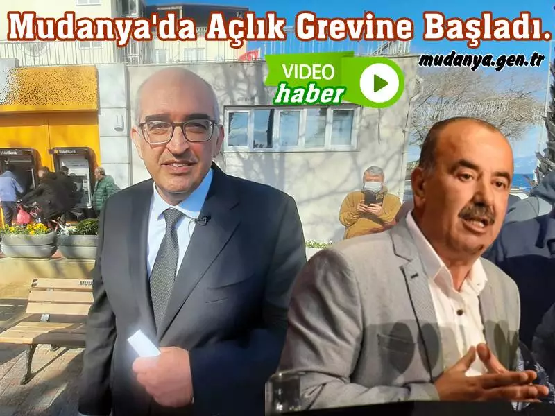 Dr. Kayhan TURAN Mudanya'da Açlık Grevine Başladı. İmar Planı Mağduruyum Dedi.