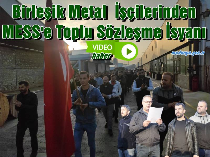 Birleşik Metal İşçileri MESS ile başlayan görüşmelerde kendilerine uygulanmak istenen haksızlıklara karşı yeni eylem planlarını gerçekleştireceklerini deklare eden basın açıklamalarını vardiya çıkışı işyerinin önünde okudular. Vardiye çıkısı ellerinde Türk Bayrağı ile sloganlar atarak Mudanya Türk Prysmian Fabrikası önünde toplanan işçiler sendika temsilcilerinin okuduğu basın açıklamasını pür dikkat dinyeyip destek verdiler.