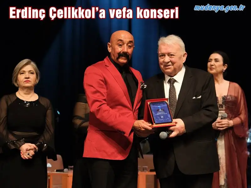 Bursa Büyükşehir Belediyesi Orkestra Şube Müdürlüğü Türk Sanat Müziği Bölümü’nün ‘Erdinç Çelikkol’a Vefa Gecesi Konseri, müzikseverlerin yoğun katılımıyla gerçekleşti.