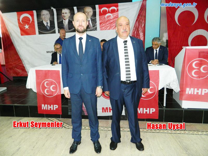Erkut Seymenler - Hasan Uysal 14. MHP Mudanya Olağan İlçe Kongresi  10- 09- 2023
