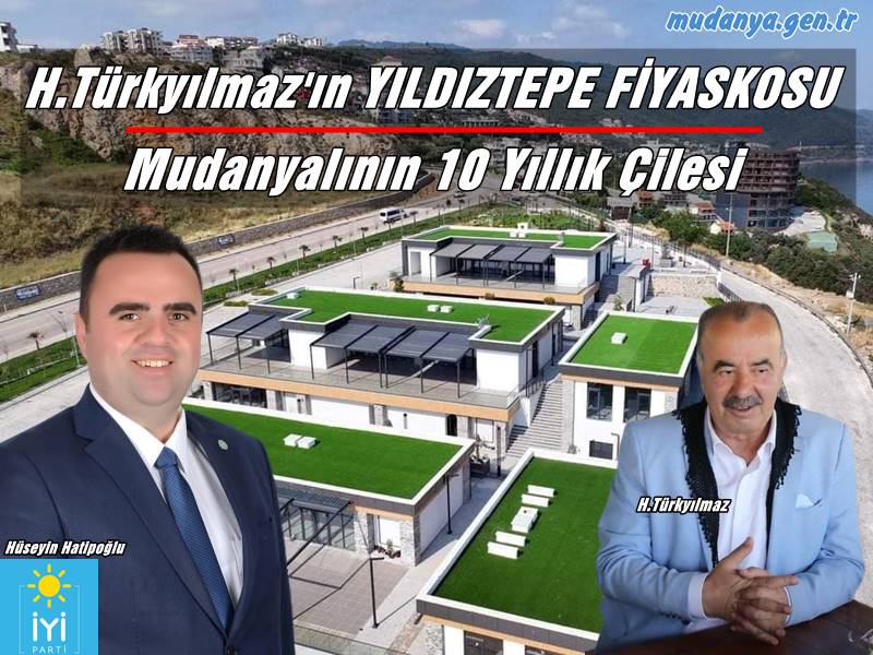 İYİ Parti Mudanya İlçe Başkanı Hüseyin Hatipoğlu, ilçenin belli başlı sorunlarını sıralayarak Başkan Hayri Türkyılmaz’ı adeta topa tuttu. Hatipoğlu, “Mudanya, belediye hizmetleri konusunda hem yetim hem öksüz!” dedi.