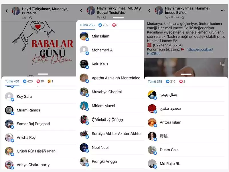 Mehmet Er sosyal medya'da iyice popüleritesi azalan Başkan Hayri Türkyılmaz'ın çareyi Hindistan, Malezya ve Afrika ülkelerinden çakma (fake) beğeni satın aldığını fotoğraflarla ilçe gündemine taşıyarak "Bir bu eksikti" dedi. 
