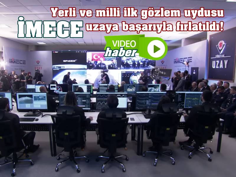 Türkiye'nin yerli ve milli ilk gözlem uydusu İMECE, bugün uzaya fırlatıldı. Dün, uçuşa 27 saniye kala ertelenen İMECE'ye Türkiye'den 3 uydu daha eşlik ediyor.