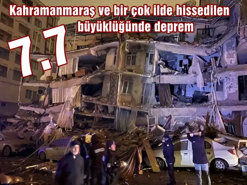 AFAD'ın verilerine göre Kahramanmaraş'ın Pazarcık ilçesinde 7,4 büyüklüğünde deprem meydana geldi. Saat 04:17'de gerçekleşen deprem ülkenin birçok noktasından hissedildi. Saat 10:00 itibarıyla maalesef toplam 284 vefatımız, 2 bin 23 yaralımız ve 1710 yıkılan binamız var.