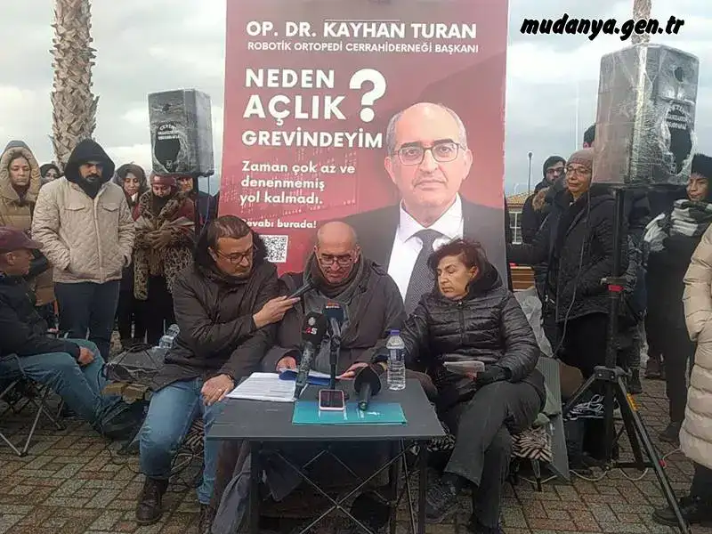 AÇLIK GREVİNDEKİ DOKTOR " BAŞKAN TÜRKYILMAZ DOĞRULARI SÖYLEMİYOR "