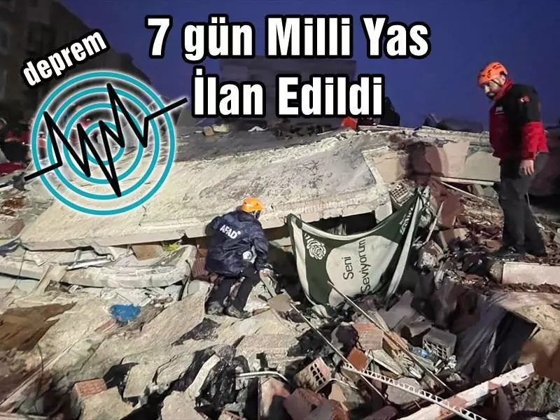 10 ilde toplam can kaybı 1541'e yükseldi. Cumhurbaşkanı Erdoğan'ın imzasıyla yayımlanan genelgeyle yedi gün süreyle milli yas ilan edildi.