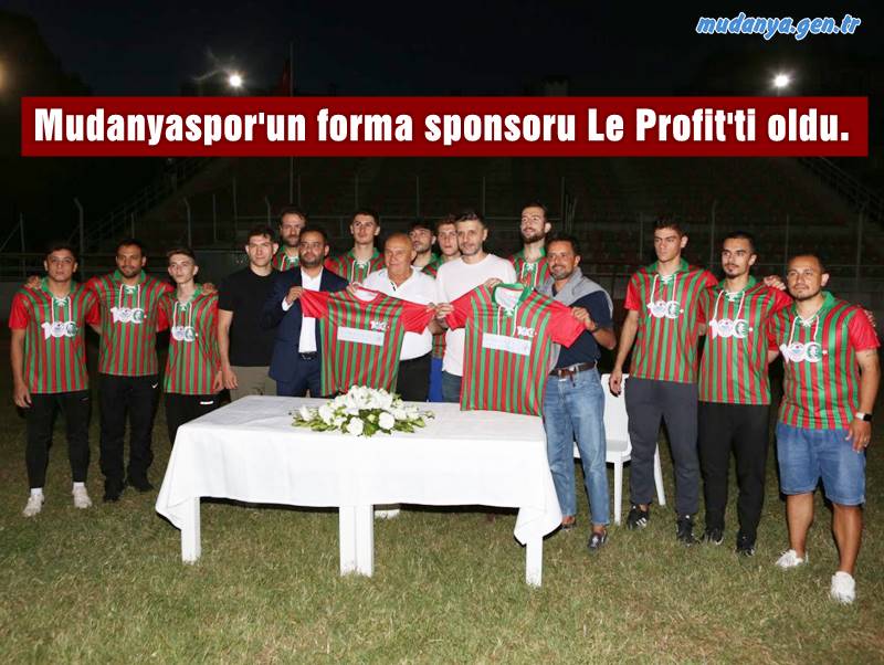 100. yılını kutlamaya hazırlanan Mudanyaspor'a sponsor olan Le Profit'ti sahibi Gökhan Dinçer, "Bir çok insanın hayatına dokunmuş bir camiaya destek olmaktan son derece mutluyuz" diye konuştu.