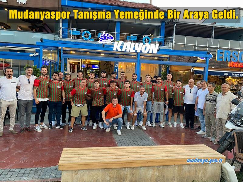 Başarılı Bir sezonu geride bırakan Mudanyaspor 100. yılında, yeni sezon öncesi Hikmet İlhan başkanlığında tanışma yemeğinde bir araya geldi. Kadrosuna kattığı yeni isimlerle bu yıl çıtayı yükselterek şampiyonluk hedefliyor.