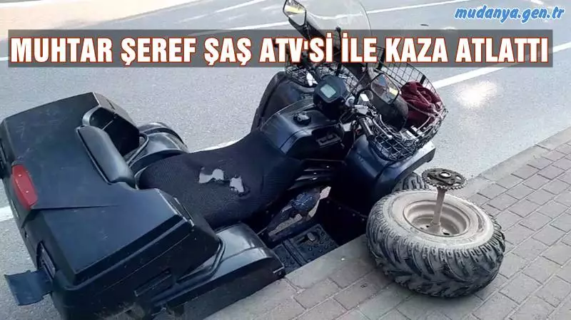 2019 Yerel ve Mahalli İdareler Seçiminde ekibiyle halkın teveccühünü alarak Şükrü Çavuş Mahalle Muhtarı olan Şeref Şaş göreve geldiği ilk günden bu yana sembolleşen ATV'siyle başlattığı İyilik Hareketine hayırseverlerin de desteğiyle devam ediyor. Muhtar Şaş son olarak depremzede bir ailenin ev eşyalarının nakliyesi sonrası bindiği ATV'siyle büyük bir kaza atlattı.