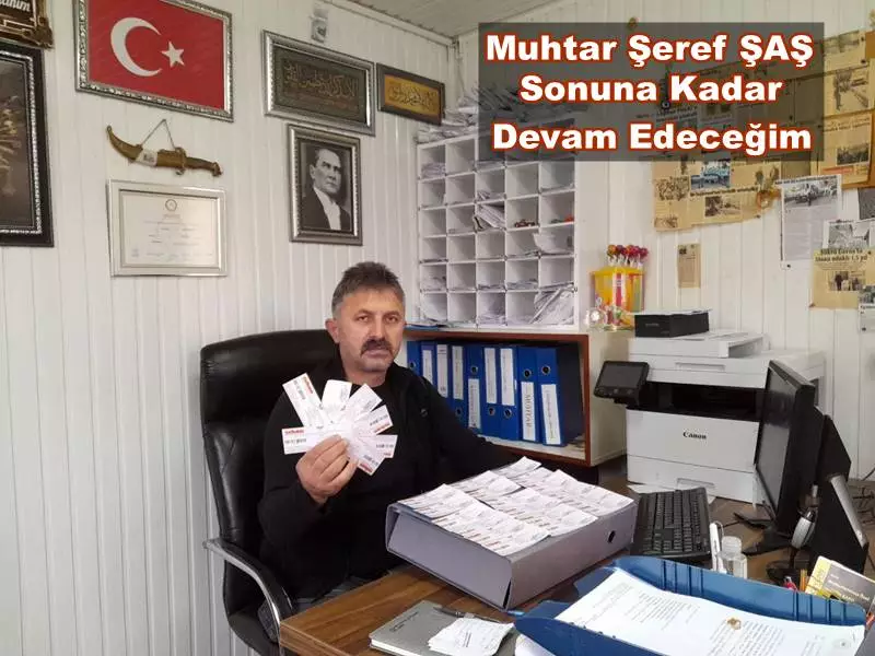 Mudanya Şükrü Çavuş Mahalle Muhtarı Şeref ŞAŞ 2019'da göreve gelmesinden bu yana "Mahallemiz Evimizdir" sloganıyla başlattığı iyilik hareketine sonuna kadar devam edeceğini vurguladı.
